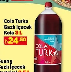 Cola Turka Gazlı İçecek 3 L image