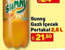 Sunny Gazlı İçecek Portakal 2,5 L image