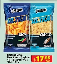 Çerezos Ultra Mısır Çerezi Çeşitleri 100 g image