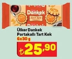 Ülker Dankek Portakallı Tart Kek 6x30 g image