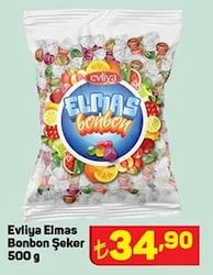 Evliya Elmas Bonbon Şeker 500 g image