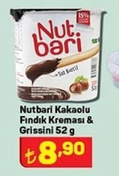 Nutbari Kakaolu Fındık Kreması & Grissini 52 g image