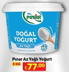 Pınar Az Yağlı Yoğurt 3 Kg image