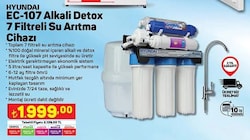 Hyundai EC-107 Alkali Detox 7 Filtreli Su Arıtma Cihazı image