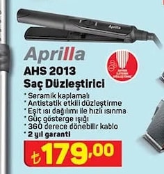 Aprilla AHS 2013 Saç Düzleştirici  image