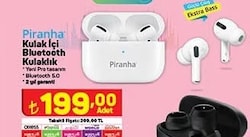 Piranha Kulak İçi Bluetooth Kulaklık  image