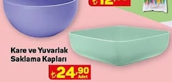 Kare ve Yuvarlak Saklama Kapları image