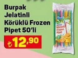 Burpak Jelatinli Körüklü Frozen Pipet 50'li image