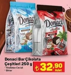 Donaci Bar Çikolata Çeşitleri 250 g image