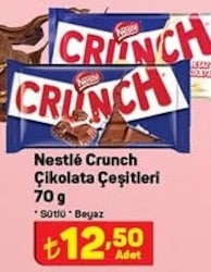 A101 Nestle Crunch Çikolata Çeşitleri 70 g