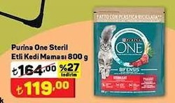 Purina One Steril Etli Kedi Maması 800 g image