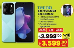 Tecno Spark Go 2023 64 GB Cep Telefonu image