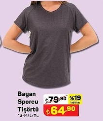 Bayan Sporcu Tişörtü image