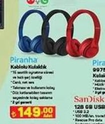 Piranha Kablolu Kulaklık image