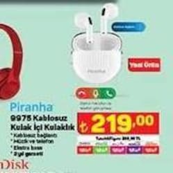 Piranha 9975 Kablosuz Kulak İçi Kulaklık image