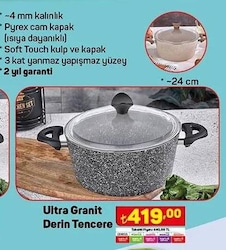 Taç Ultra Granit Derin Tencere 24 cm image