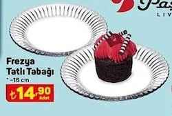 Paşabahçe Frezya Tatlı Tabağı 16 cm image