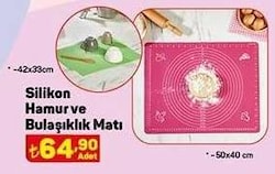 Silikon Hamur ve Bulaşıklık Matı 42x33 cm image