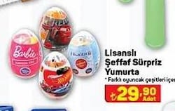 Lisanslı Şeffaf Süpriz Yumurta image