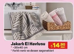 Jakarlı El Havlusu 30x40 cm image