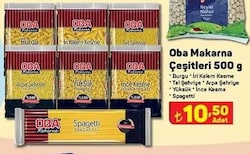 Oba Makarna 500 G Çeşitleri image