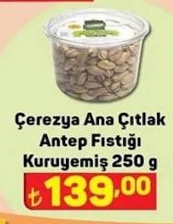 Çerezya Ana Çıtlak Antep Fıstığı Kuruyemiş 250 g image