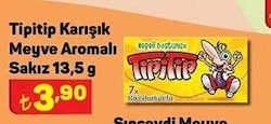 Tipitip Karışık Meyve Aromalı Sakız 13,5 g image