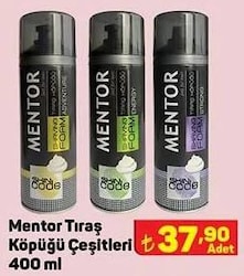 Mentor Tıraş Köpüğü Çeşitleri 400 ml image