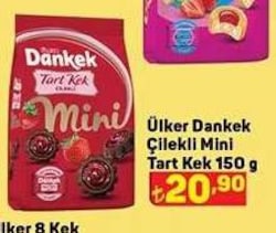 Ülker Dankek Çilekli Mini Tart Kek 150 g image