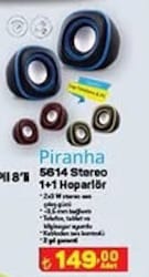 Piranha 5614 Stereo 1+1 Hoparlör image