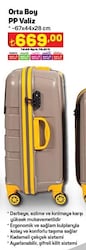 Orta Boy PP Valiz 67x44x28 cm image