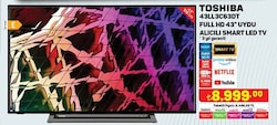 Toshiba 43LL3C63DT Full HD 43 inç Uydu Alıcılı Smart LED TV image