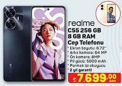 Realme C55 256 GB 8 GB Ram Cep Telefonu image