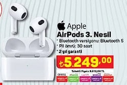 Apple AirPods 3. Nesil image