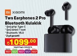 Xiaomi Tws Earphones 2 Pro Bluetooth Kulaklık image