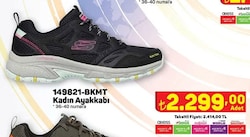 Skechers 149821-BKMT Kadın Ayakkabı image