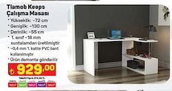 Tiamob Keops Çalışma Masası image