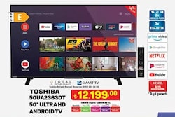 Toshiba 50UA2363DT 50 inç Ultra HD Android Tv image