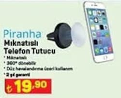 Piranha Mıknatıslı Telefon Tutucu image