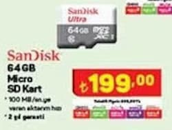Sandisk 64 GB Micro SD Kart image