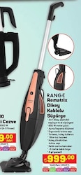 Range Rematrix Dikey Kablolu Süpürge 650 W image