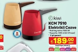 Kiwi KCM 7510 Elektrikli Cezve 1000 W image