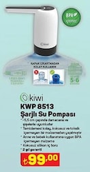 Kiwi KWP 8513 Şarjlı Su Pompası image