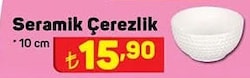 Seramik Çerezlik 10 cm image