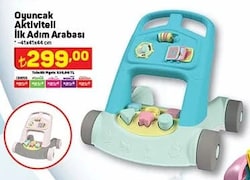 Oyuncak Aktiviteli İlk Adım Arabası image