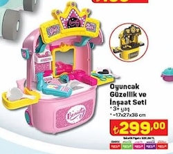 Oyuncak Güzellik ve İnşaat Seti 17x27x38 cm image