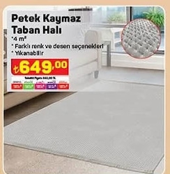 Petek Kaymaz Taban Halı 4 m² image