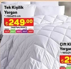 Tek Kişilik Yorgan 155x215 cm image