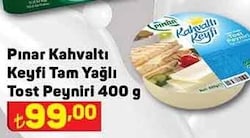 Pınar Kahvaltı Keyfi Tam Yağlı Tost Peyniri 400 g image