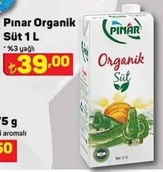 Pınar Organik Süt 1 L image